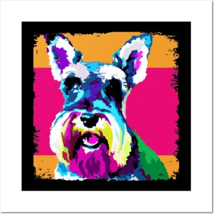 Miniature Schnauzer Pop Art - Dog Lover Gifts Posters and Art